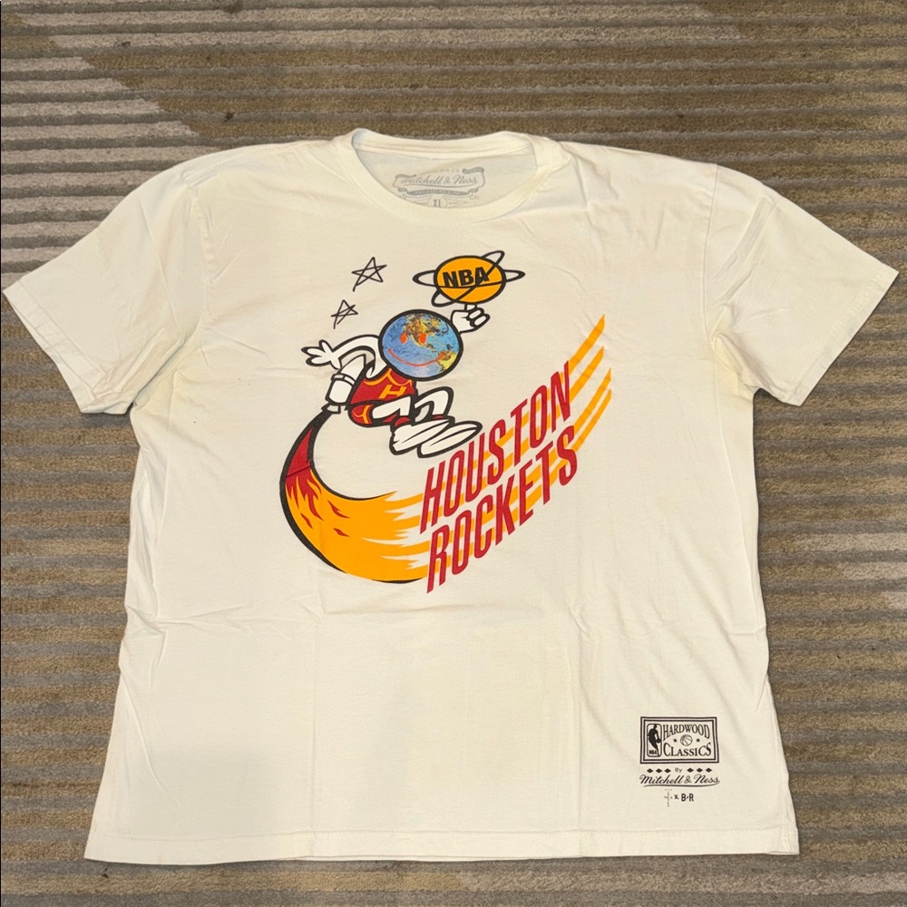 Cactus Jack x BR x Mitchell & Ness Houston Rockets Graphic Tee